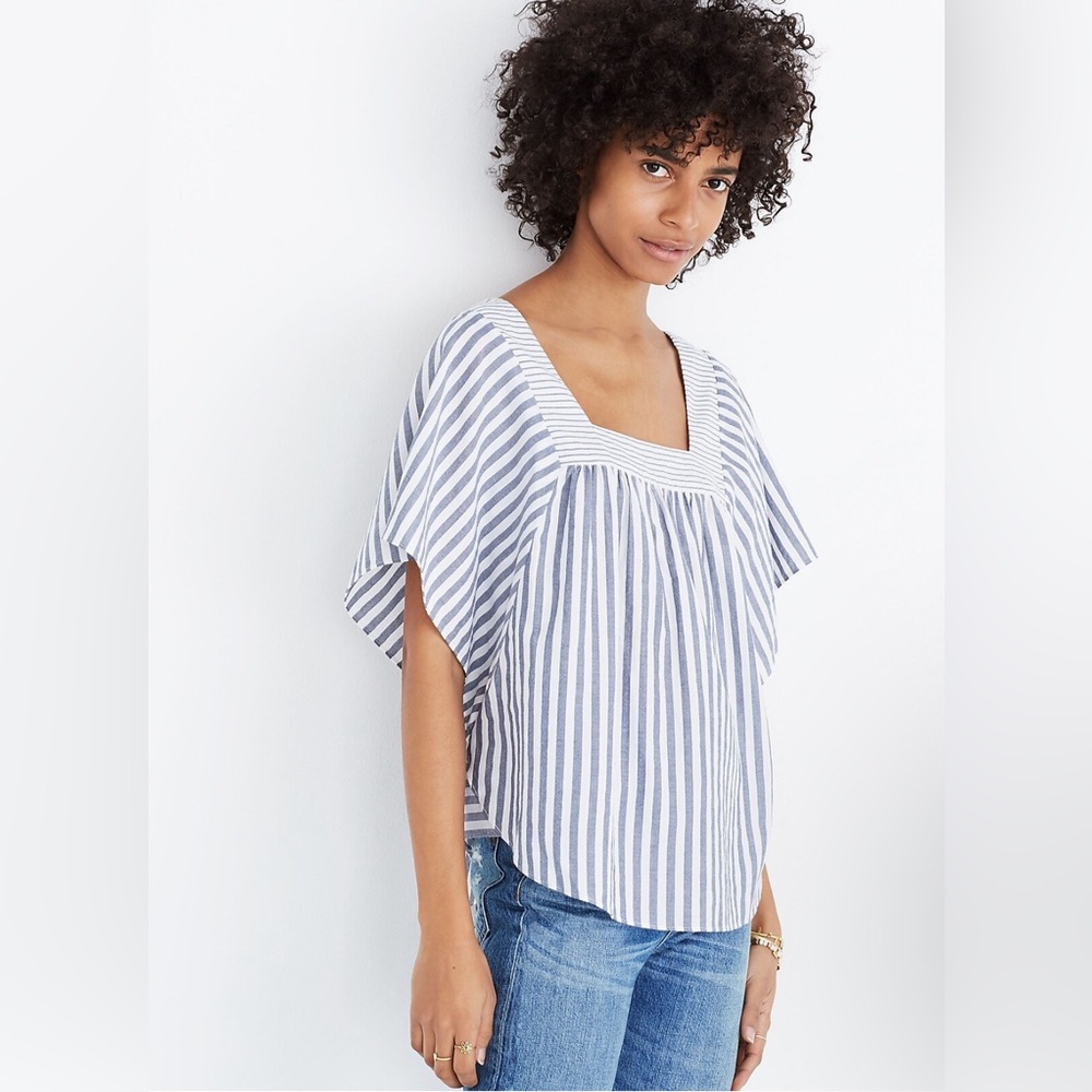 MADEWELL Butterfly Top in Stripe Play